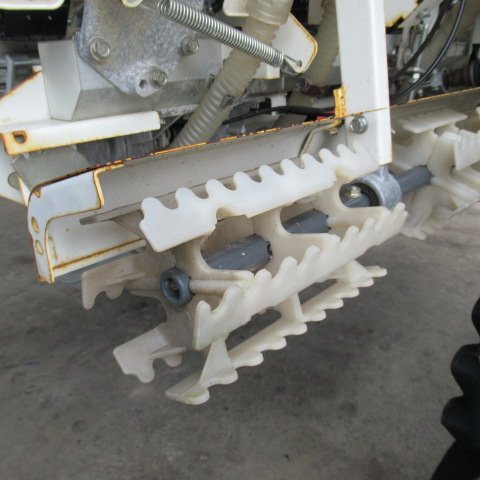 富山 三菱 6條植 田植機(jī) LE60 まくらっこ 75時間 18馬力 施肥機(jī) 自動水平 枕地 整地 ローター 除草剤散布機(jī) 中古品