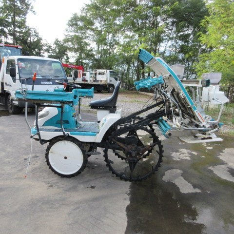 長(zhǎng)野 ※納品代別※ クボタ 4條植え 田植え機(jī) SPU450P-GMR 枕地ロータ 9.7馬力 現(xiàn)狀販売 こまきちゃん 植付 田植機(jī) 中古品