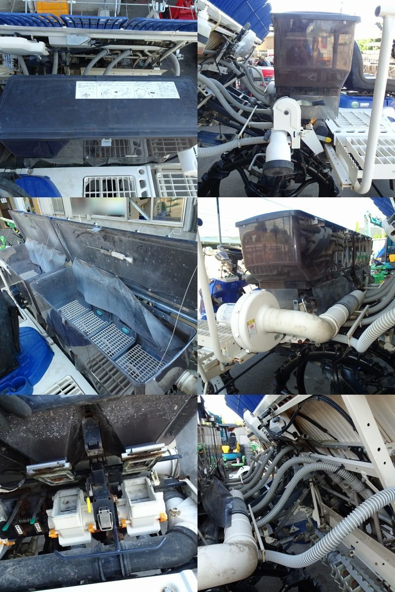現(xiàn)行 香川 イセキ 田植機(jī) PRJ8D-ZLF さなえZロータ 8條植 406時(shí)間 24.5馬力 GPS セル ディーゼル 電動(dòng)苗レール 四國 中古