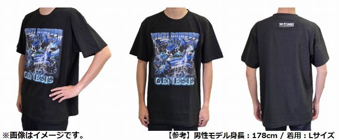 個人宅発送可能 TOMEI 東名パワード グッズ Tシャツ 3XL サイズ TOMEI T-shirt GENESIS ブラック 黒 BLACK (795179)_画像5