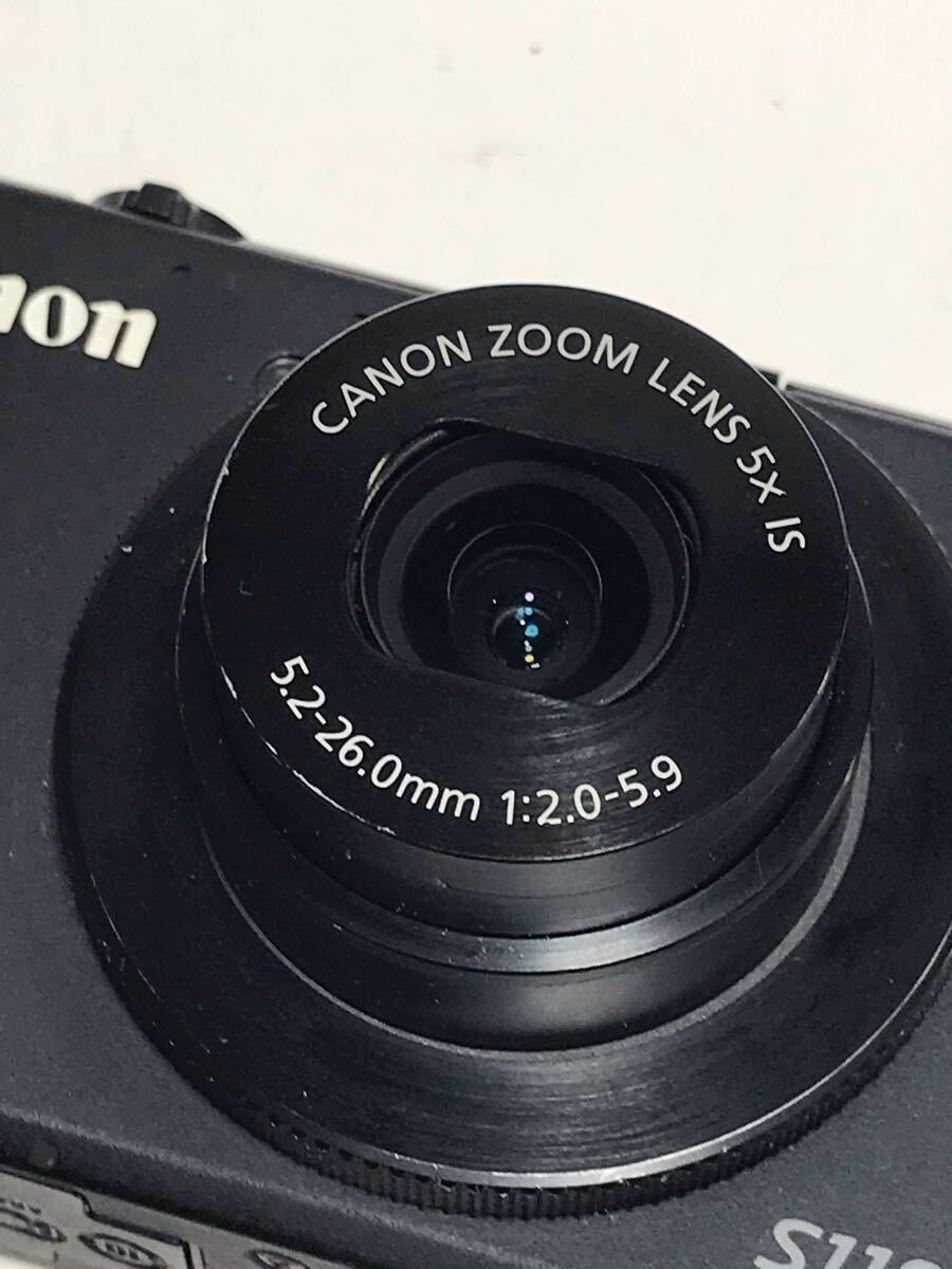 Canon キヤノン PowerShot S110 IMAGE STABILIZER コンパクトデジタルカメラ デジタルカメラ PC1819 ブラック_画像3