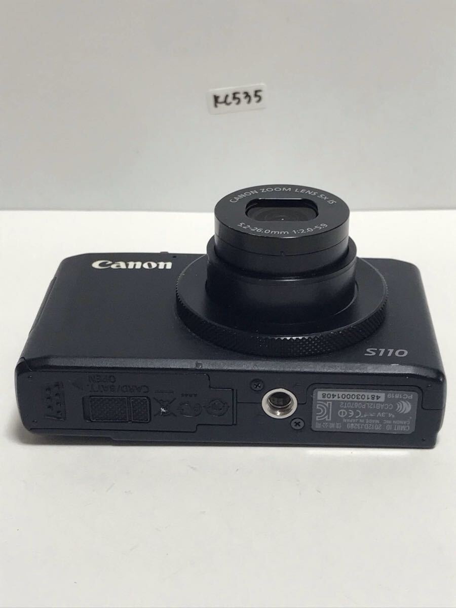 Canon キヤノン PowerShot S110 IMAGE STABILIZER コンパクトデジタルカメラ デジタルカメラ PC1819 ブラック_画像8
