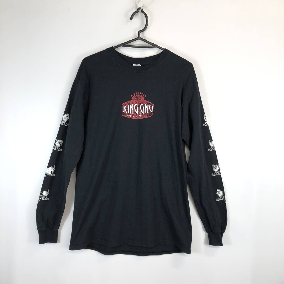 King Gnu 飛行艇 ロングスリーブTシャツ ブラック M KING GNU キングヌー Live Tour 2019 AW ツアーグッズ 飛行艇