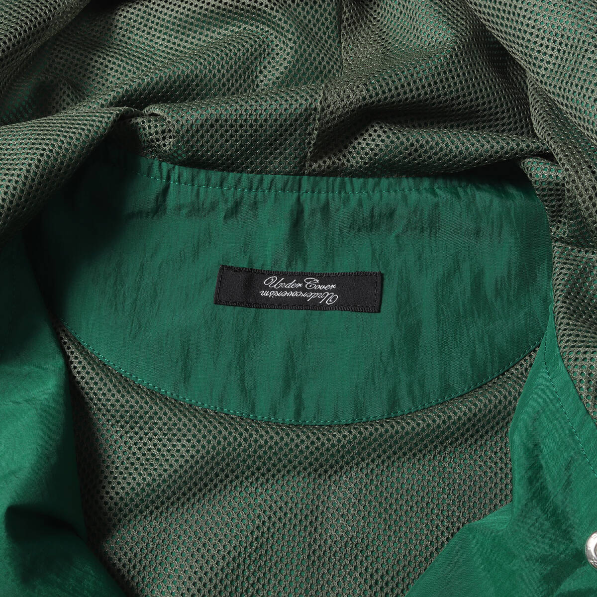 【美品】UNDERCOVER アンダーカバー ジャケット グリーン サイズ:3 | Punk Floyd フード付き コーチジャケット | ブランド ブルゾン_画像3