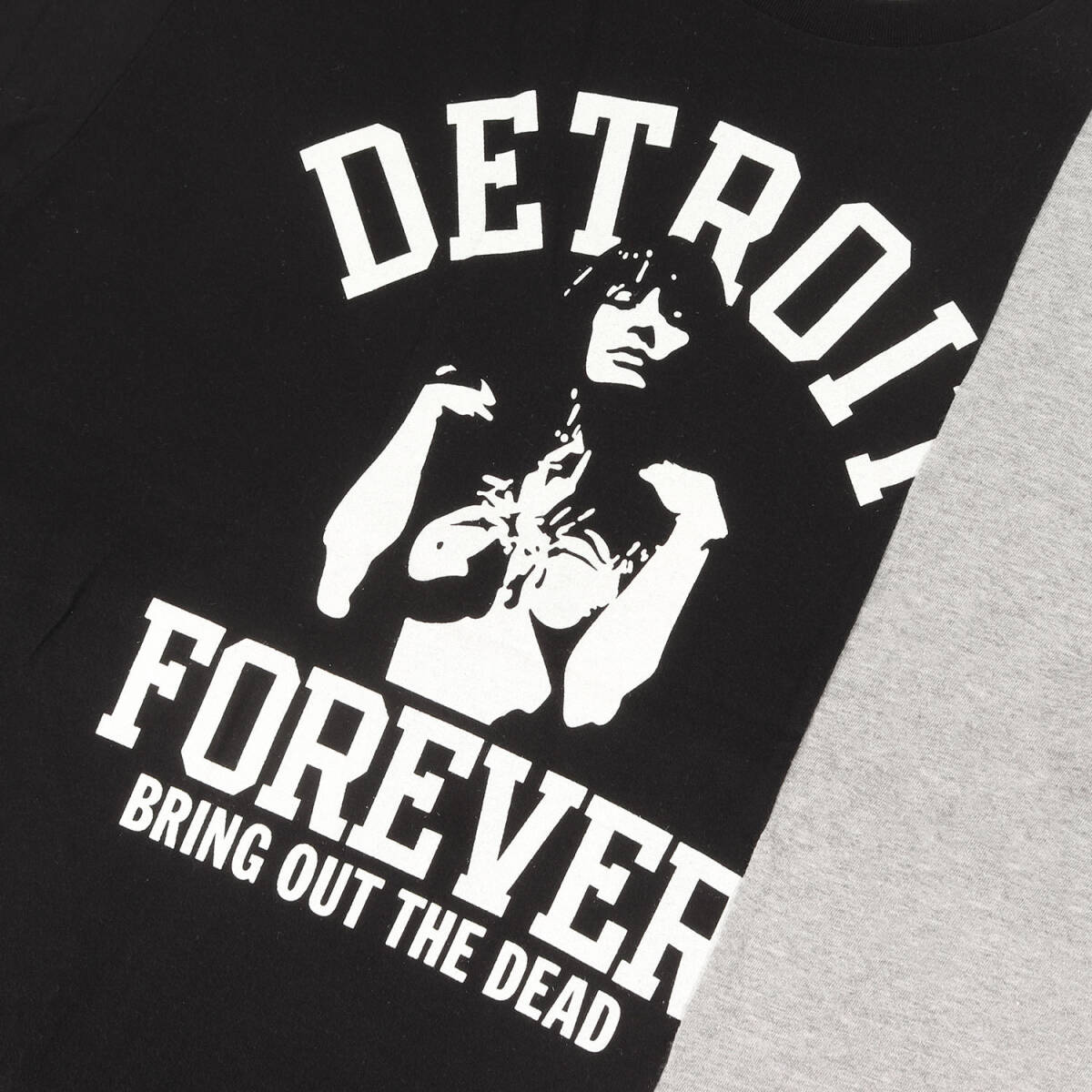 [ прекрасный товар ]HYSTERIC GLAMOUR Hysteric Glamour футболка черный Heather серый размер :M | DETROIT FOREVER переключатель футболка (0251CT06)