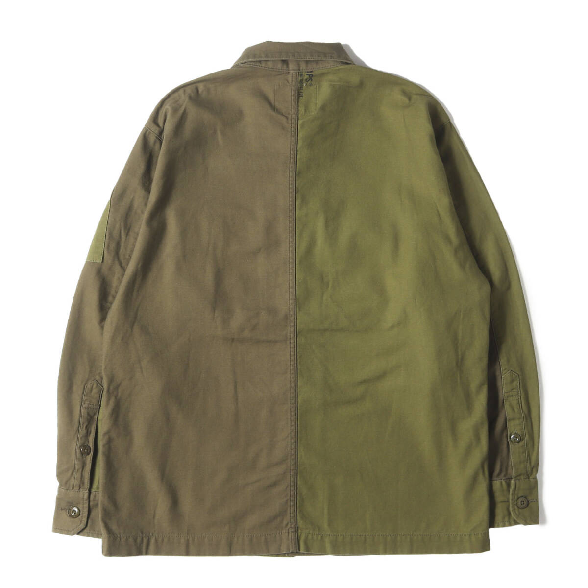 WTAPS ダブルタップス シャツ サイズ:S | コットンサテン ミリタリーシャツ (BUDS LS 01) | トップス カジュアルシャツ