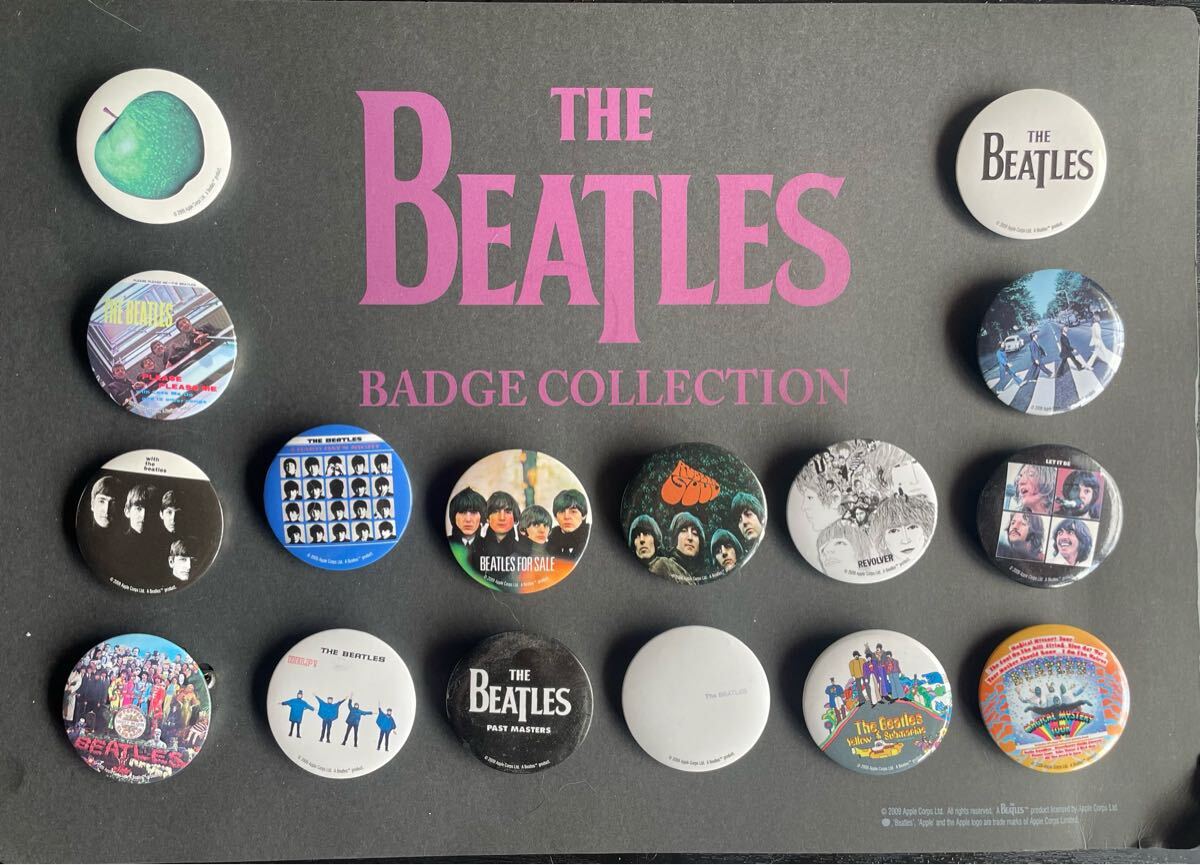 TheBeatles ビートルズ MONOボックス　ノベルティ缶バッジセット　中古_画像1