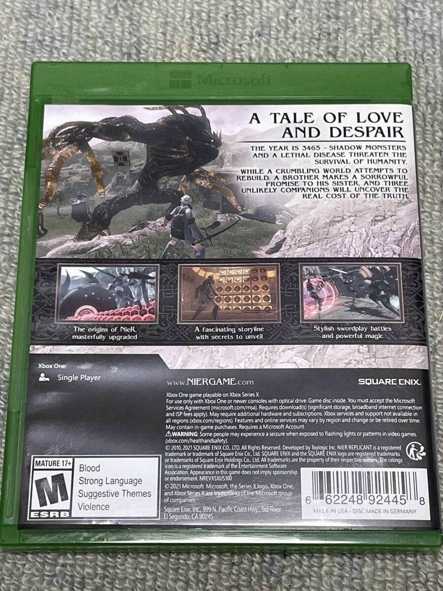 Xbox One Series x NieR Replicant ver1.22 ニーアレプリカント エックスボックス 北米版_画像2