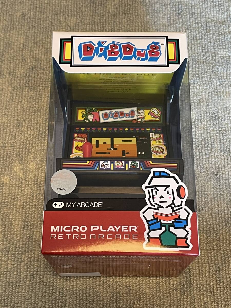 未使用 MY ARCADE MICRO PLAYER RETRO ARCADE DigDug ディグダグ マイアーケード レトロアーケード _画像1