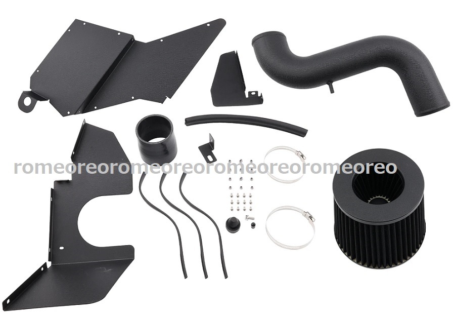 特価 VW シロッコ MK3 2008～2013 断熱版付き 1.4TSI ツインチャージャー エアクリーナー エアインテーク アルミ パイピング キット_画像4