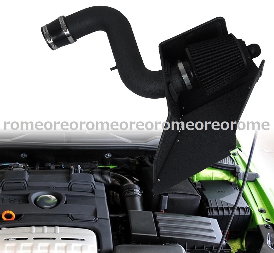 特価 VW シロッコ MK3 2008～2013 断熱版付き 1.4TSI ツインチャージャー エアクリーナー エアインテーク アルミ パイピング キット_画像2
