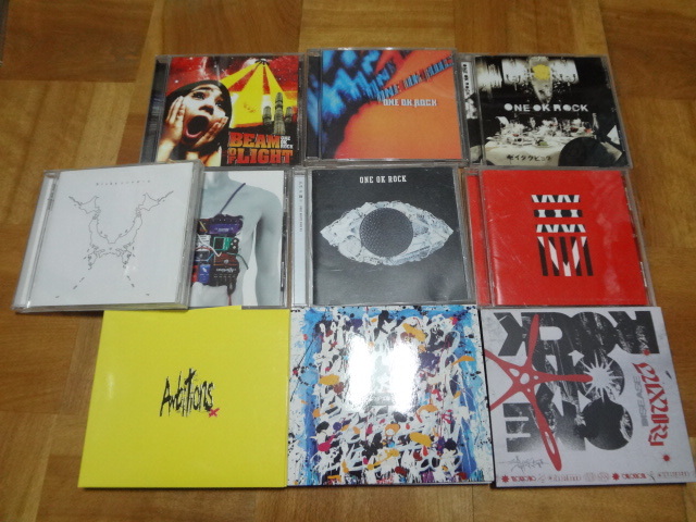 ONE OK ROCK アルバム CD 全10枚セット 初回盤 CD+DVD one ok rock ワンオク アルバムセット 10枚 初回DVD CD