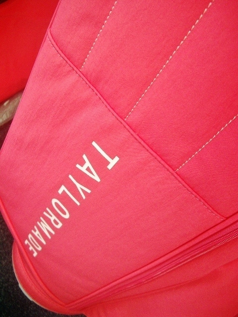 未使用 テーラーメイド レディース スポーティ・モデル サークルT 合繊素材 ピンク白 ゴルフバッグ_画像7