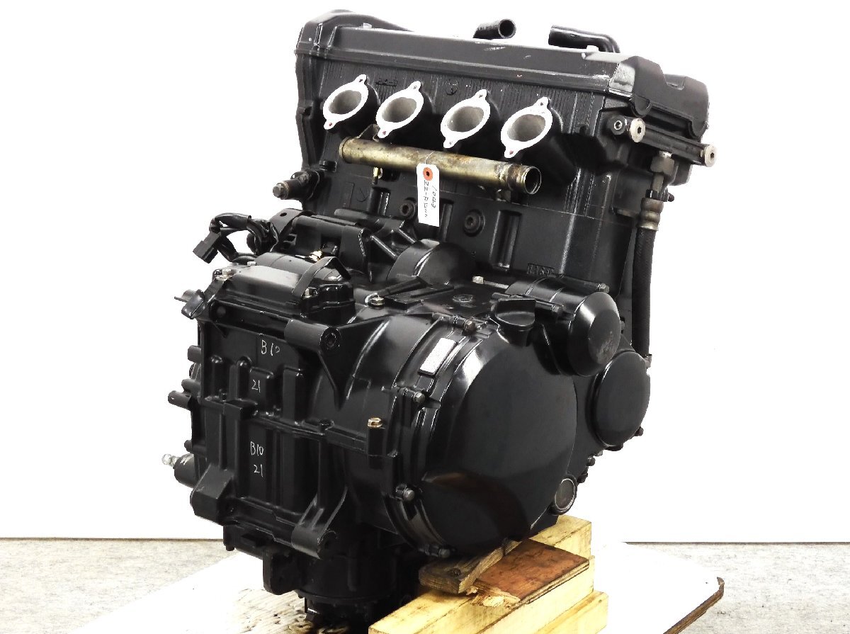 #【評価B】 ZZ-R1200 ZZR1200 ZXT20C 実動 純正 エンジン 不具合あり 始動動画有 吹き上がりアイドリング安定♪シフト良好 圧縮測定できず