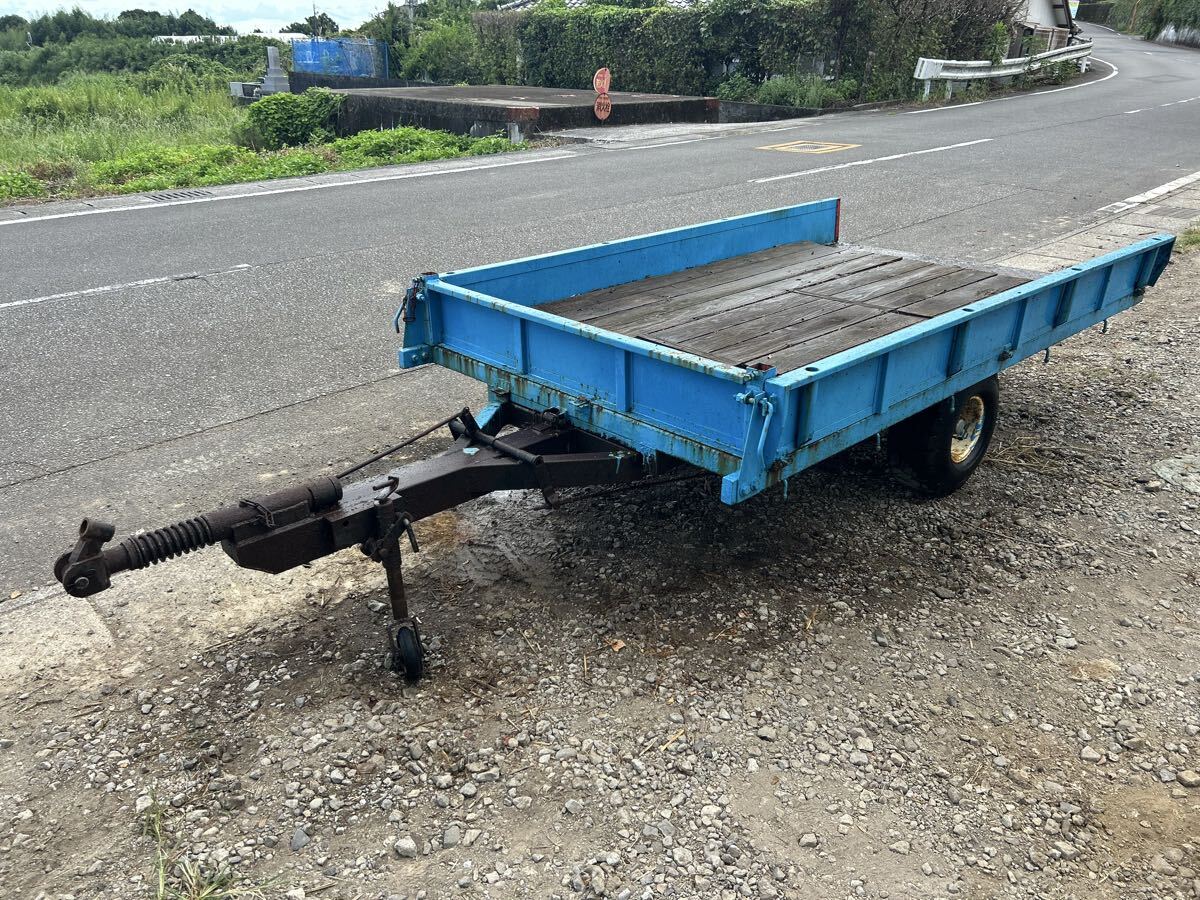 宮崎　中川車輌　コンバインカー 最大積載1400kg 油圧シーソー式 トレーラー 宮崎 中川車輌 コンバインカー 最大積載1400kg 油圧シーソー式