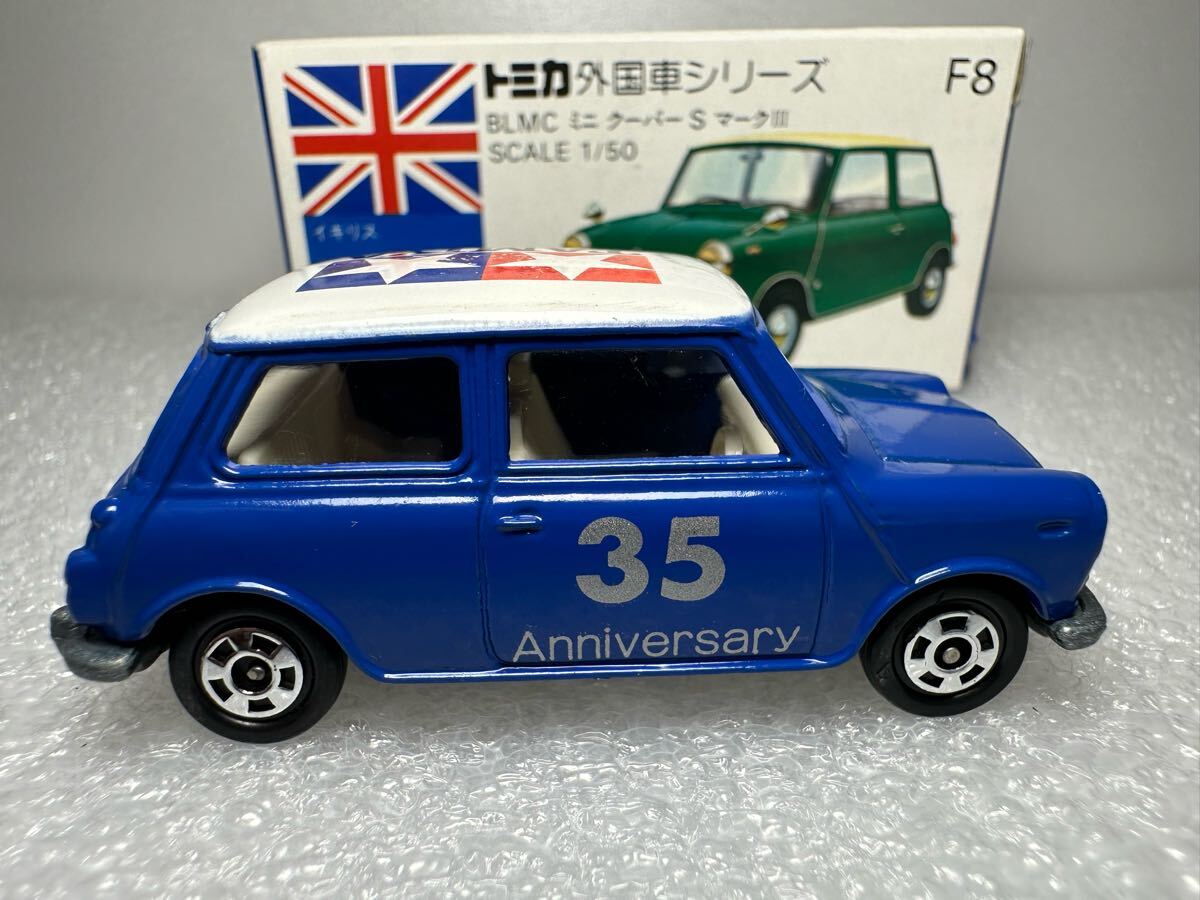 トミカ ミニクーパー クリヤマ模型 タミヤ ブルー① トミカ クリヤマ模型 35周年特注 タミヤ TAMIYA 青 BLMC ミニ