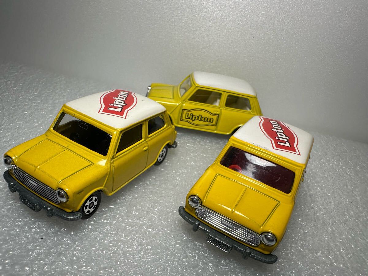 トミカ ミニクーパー リプトン グリーンメタ 3台セット トミカ リプトン Lipton 特注 3台セットBLMC ミニクーパーS