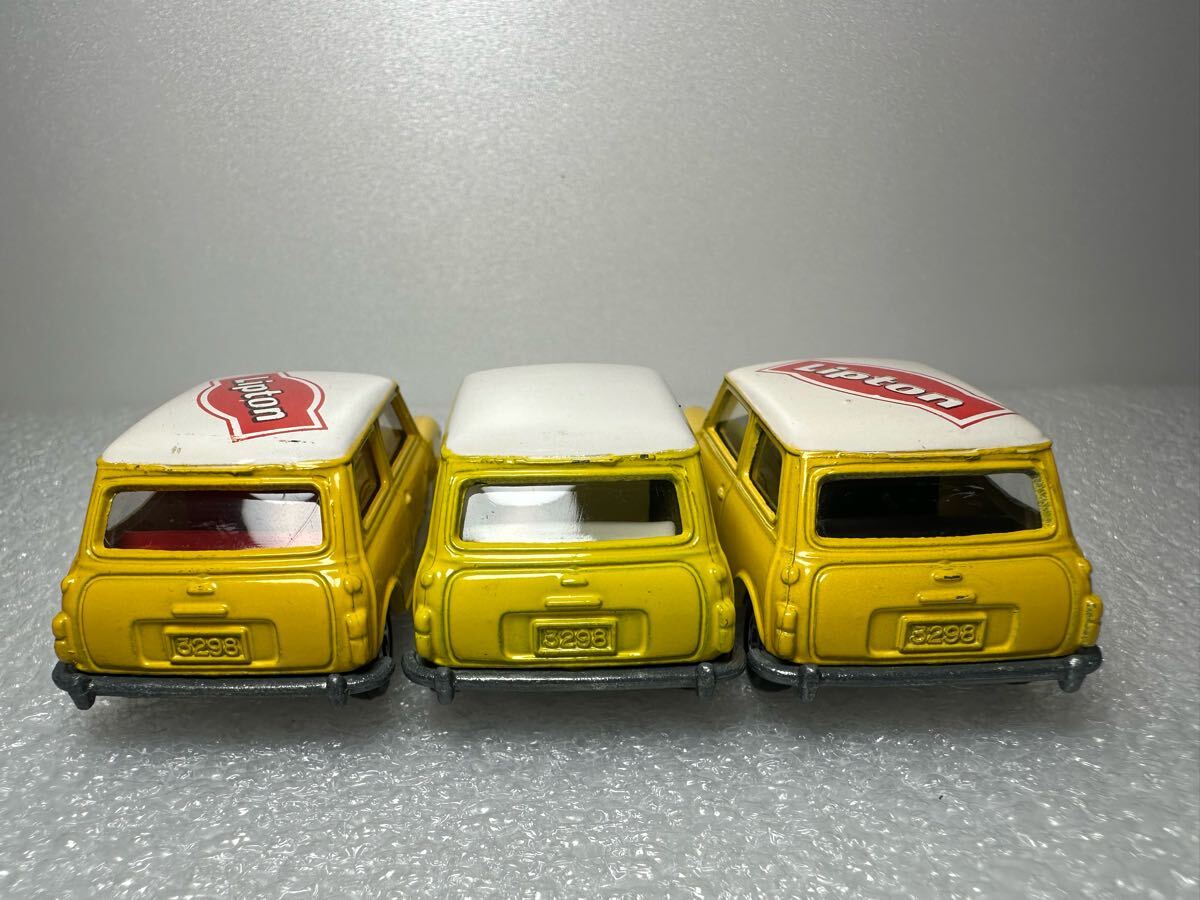 トミカ ミニクーパー リプトン グリーンメタ 3台セット トミカ リプトン Lipton 特注 3台セットBLMC ミニクーパーS