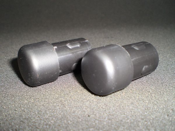 AC10 後期 純正 グリップ エンド x2 黒 15mm NSR50 HC06 NSR80 AC12 NS-1 バーエンド 流用 AB22 モンキー R AC08 NS50F　 / gr1/gr1_画像1