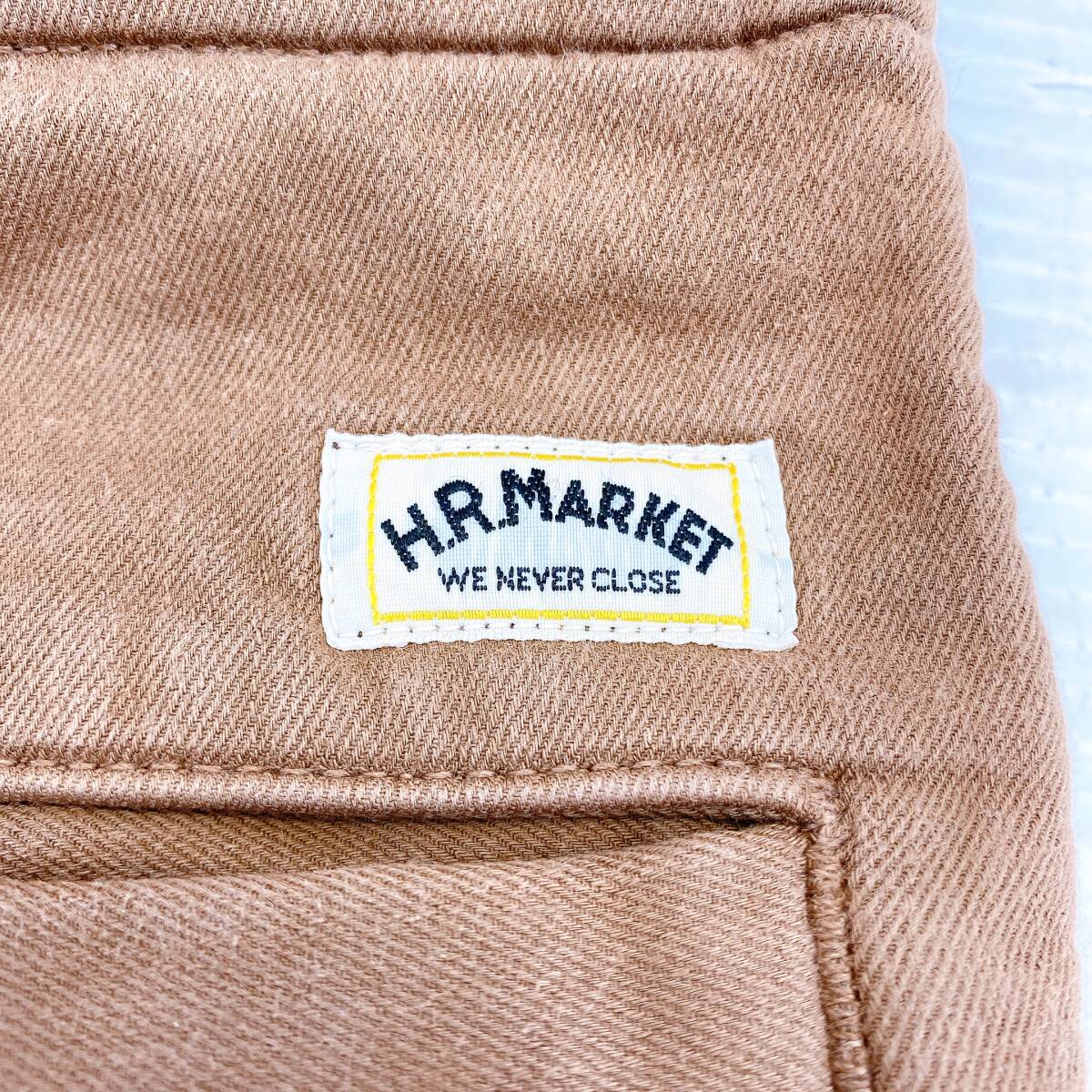 ■ ハリウッドランチマーケット フィールソーホット アクティブ パンツ メンズ 3 ブラウン ストレッチ 聖林公司 ハリラン H.R.MARKET ■_画像4