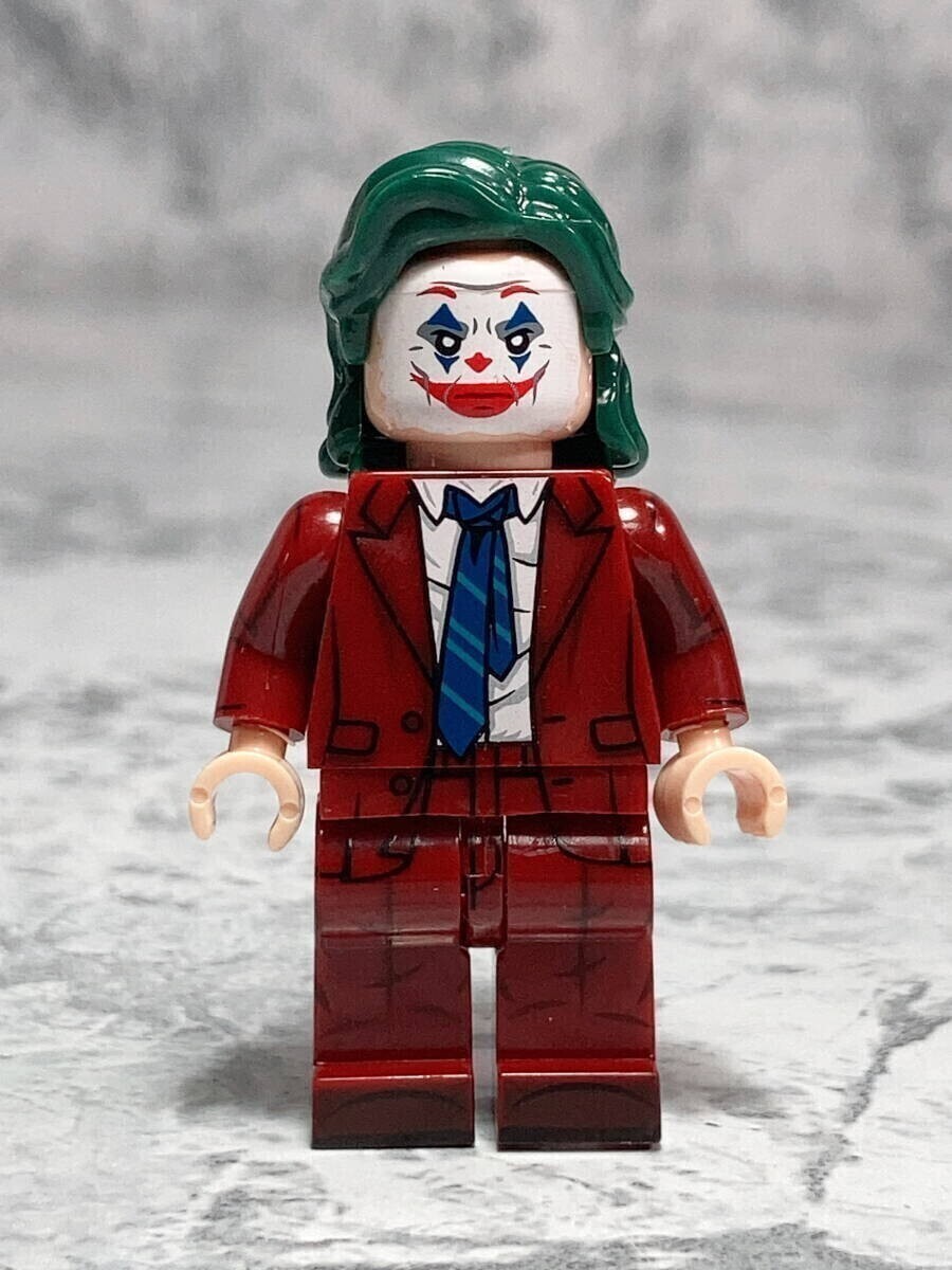 ★送料無(wú)料★「ジョーカー/ホアキン?フェニックス　バットマン　レゴ風(fēng) 互換/カスタム　ミニフィグ タイプB」tface-g 【タグ：映畫(huà)】1