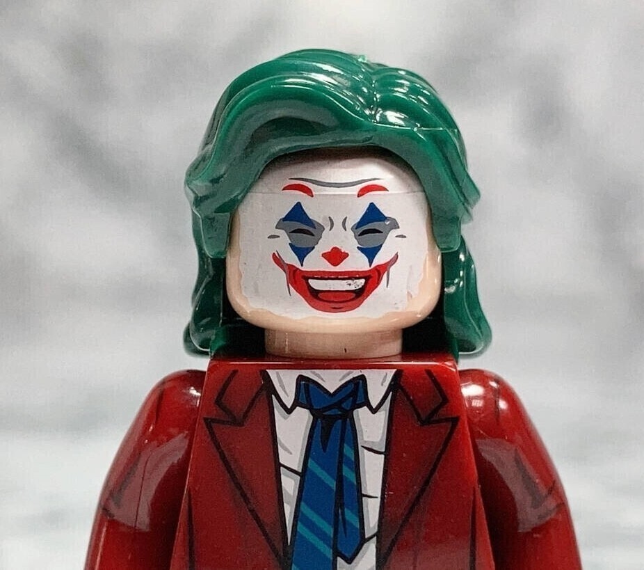 ★送料無(wú)料★「ジョーカー/ホアキン?フェニックス　バットマン　レゴ風(fēng) 互換/カスタム　ミニフィグ タイプB」tface-g 【タグ：映畫(huà)】1