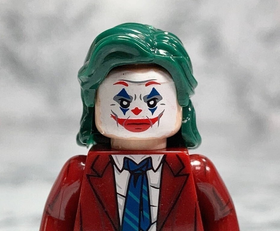 ★送料無(wú)料★「ジョーカー/ホアキン?フェニックス　バットマン　レゴ風(fēng) 互換/カスタム　ミニフィグ タイプB」tface-g 【タグ：映畫(huà)】1