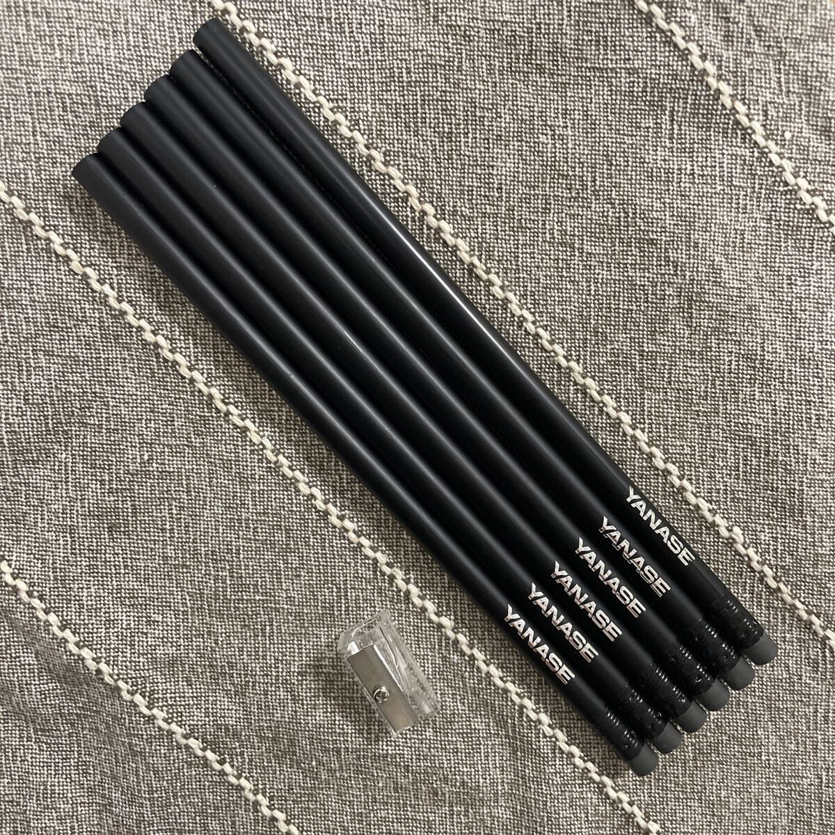 新品未使用！YANASE 鉛筆6本 鉛筆削り セット ヤナセ えんぴつ 文房具 筆記用具_画像4