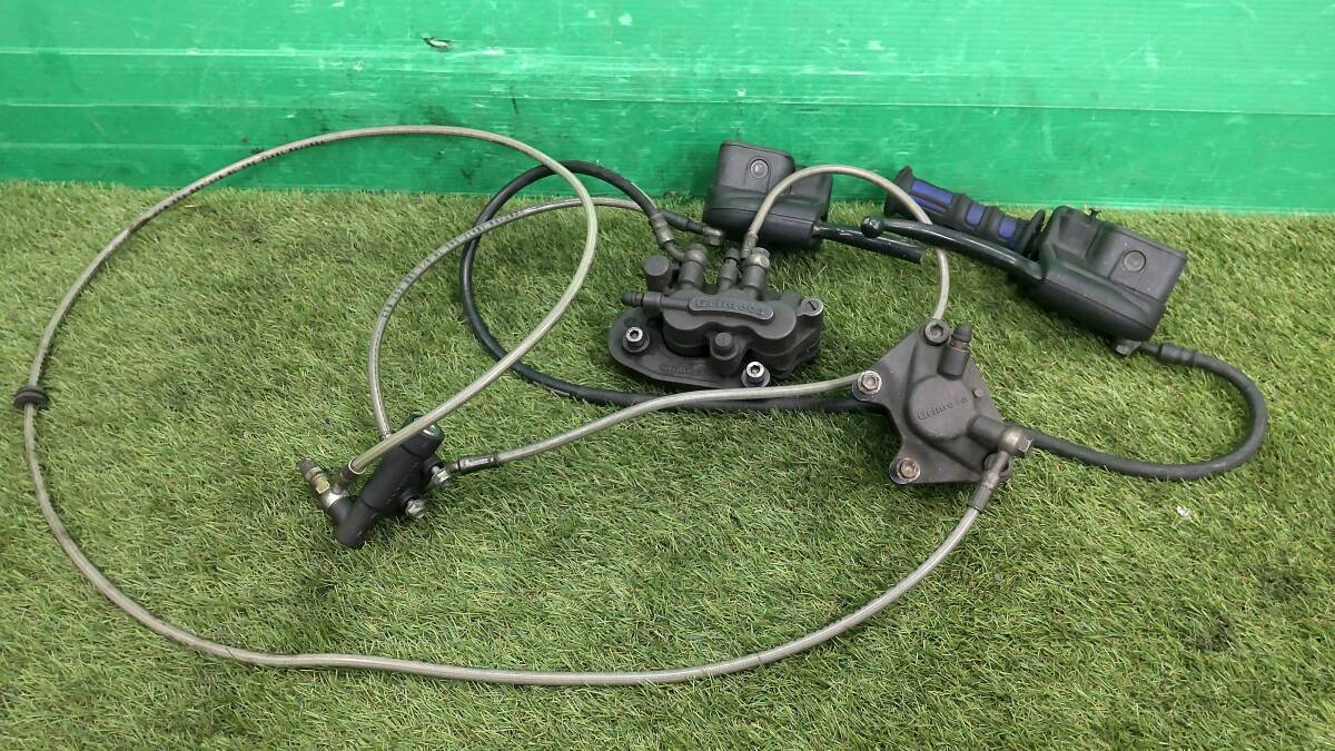 アプリリア スカラベオ 250 ZD4TD フロント リア キャリパー マスター レバー スロットル ホルダー_画像9