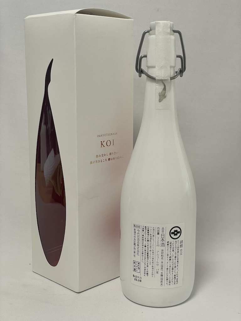 未開栓 古酒 今代司酒造 錦鯉 KOI 720ml 17度 2022年10月制造 新潟県
