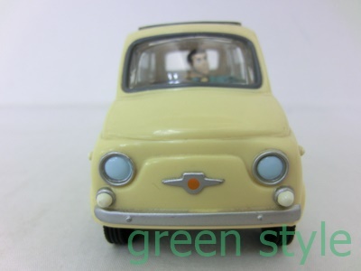 ※　ルパン三世「カリオストロの城」　フィアット500 & 銭形警部の日産ブルーバード410型　セット　箱無し_画像3