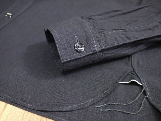 新品 バズリクソンズ ウィリアムギブソン ブラックシャンブレーワークシャツ M BR29143 buzzricksons williamgibson_画像6