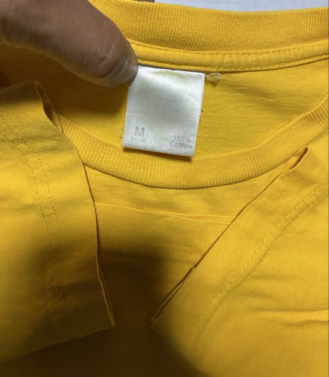 90s POWELL PERALTA BONES 長袖TシャツM USA製 ロンt 黄クロスボーン パウエルペラルタ スカル OLD スケート サーフ 80s トニーホーク希少_画像3