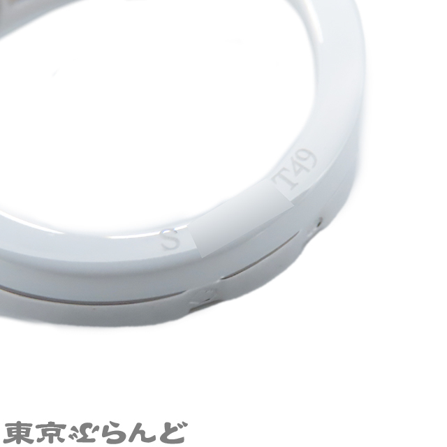 101805611 シャネル CHANEL ウルトラコレクション リング ホワイトゴールド K18WG ホワイトセラミック 9号相当 49 指輪 レディース 仕上済_画像5