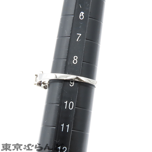 101813702 カルティエ CARTIER バレリーナ リング プラチナ Pt950 ダイヤモンド 0.20ct E VVS2 9号相当 49 指輪 レディース 仕上済_画像7