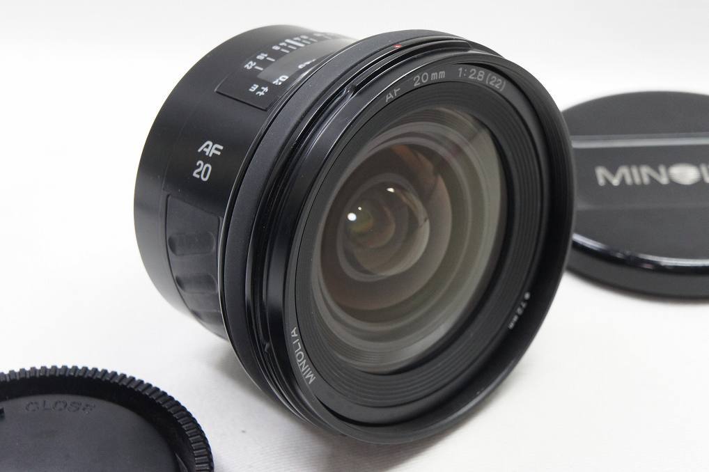 【適格請求書発行】MINOLTA ミノルタ AF 20mm F2.8 New Second version SONY ソニー αマウント 単焦點レンズ【アルプスカメラ】250805h