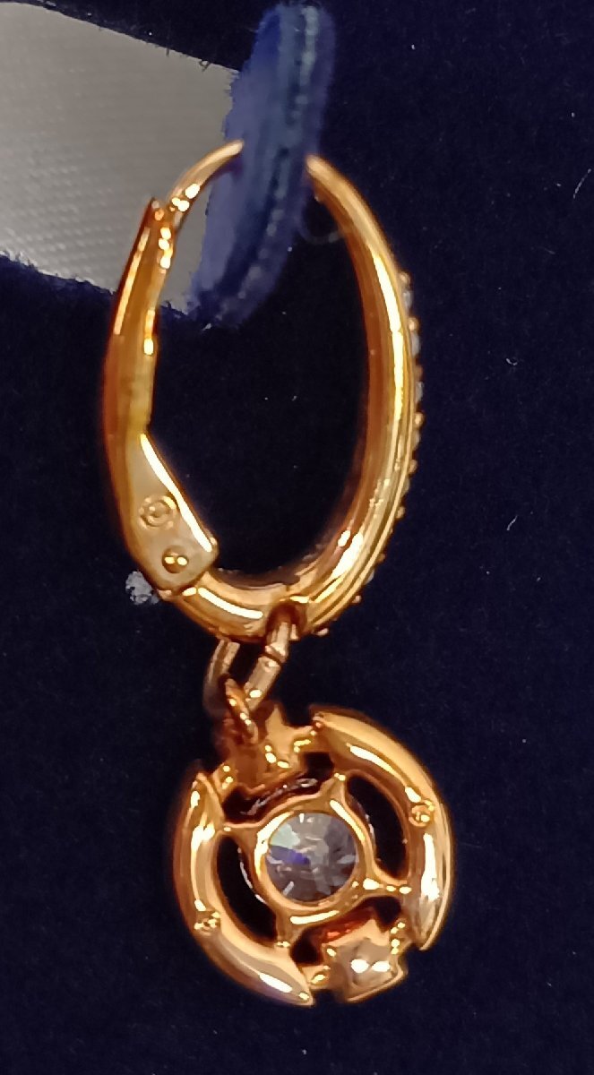 Swarovski スワロフスキー スパークリング ダンス ドロップ ピアス_画像4