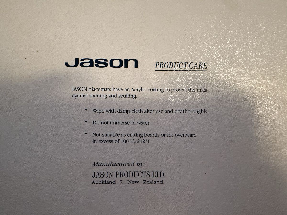 JASON ニュージーランドの鳥 柄 ランチョンマット コースター 6枚セット ニュージーランド製_画像4