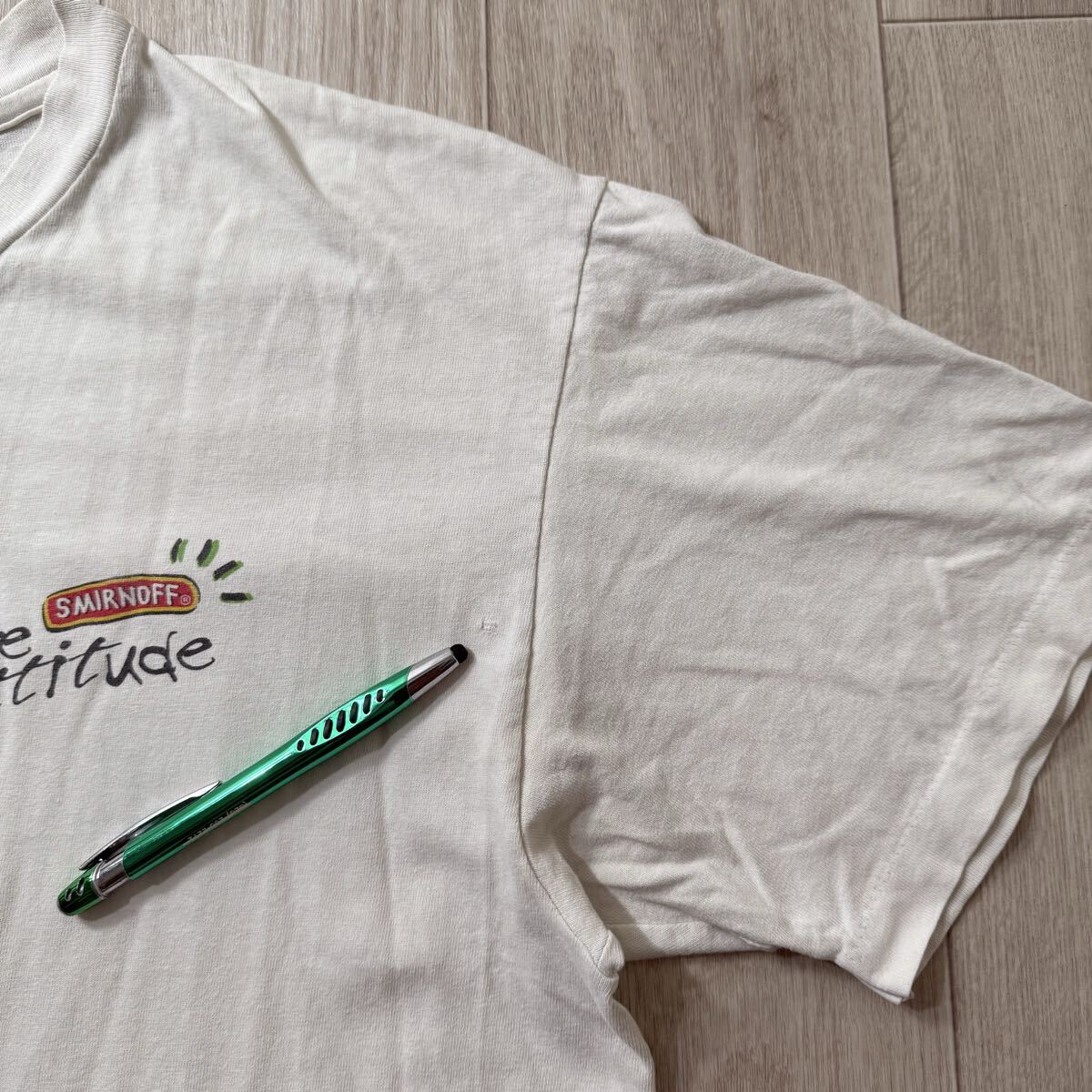 90s SMIRNOFF スミノフ プロモTシャツ L ヘインズ USA製 ビンテージ_画像8