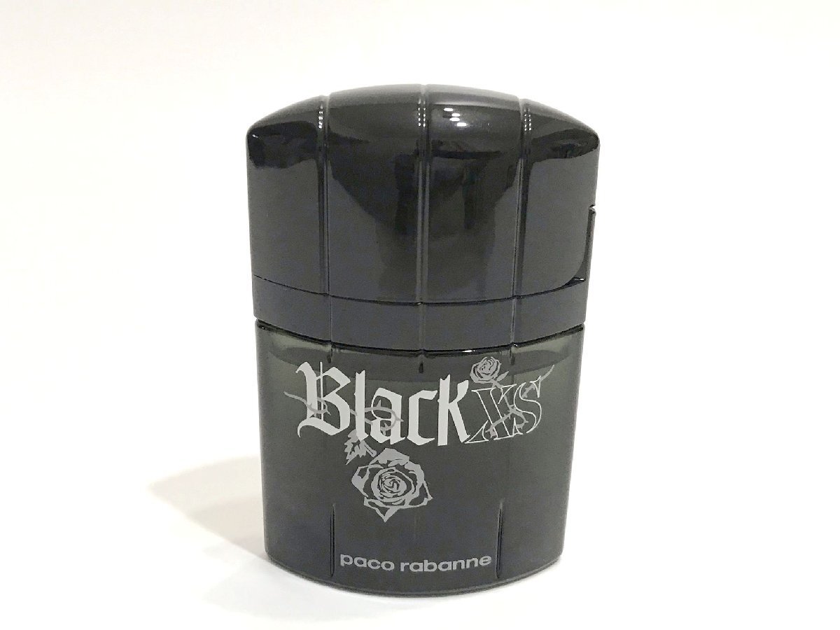 ■【YS-1M】 香水 ■ パコラバンヌ Paco Rabanne ■ ブラック エクセス オードトワレ EDT 50ml ■ 残量80% メンズ 【同梱可能商品】■D