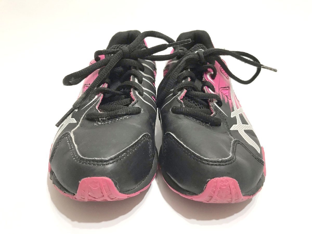 #[YS-1] Asics asics спортивные туфли # Laser beam 22cm черный чёрный × розовый серия # женский [ включение в покупку возможность товар ]#D