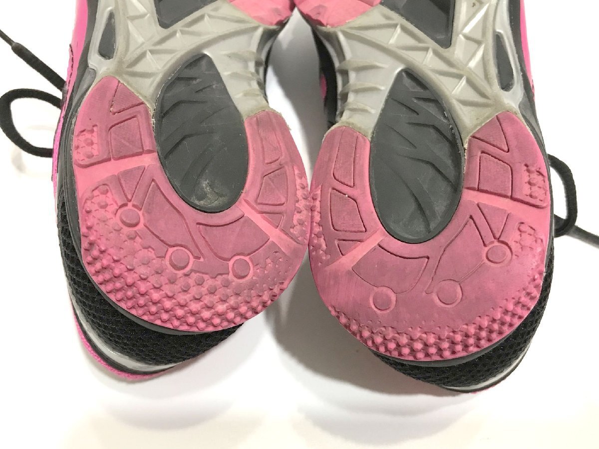 #[YS-1] Asics asics спортивные туфли # Laser beam 22cm черный чёрный × розовый серия # женский [ включение в покупку возможность товар ]#D