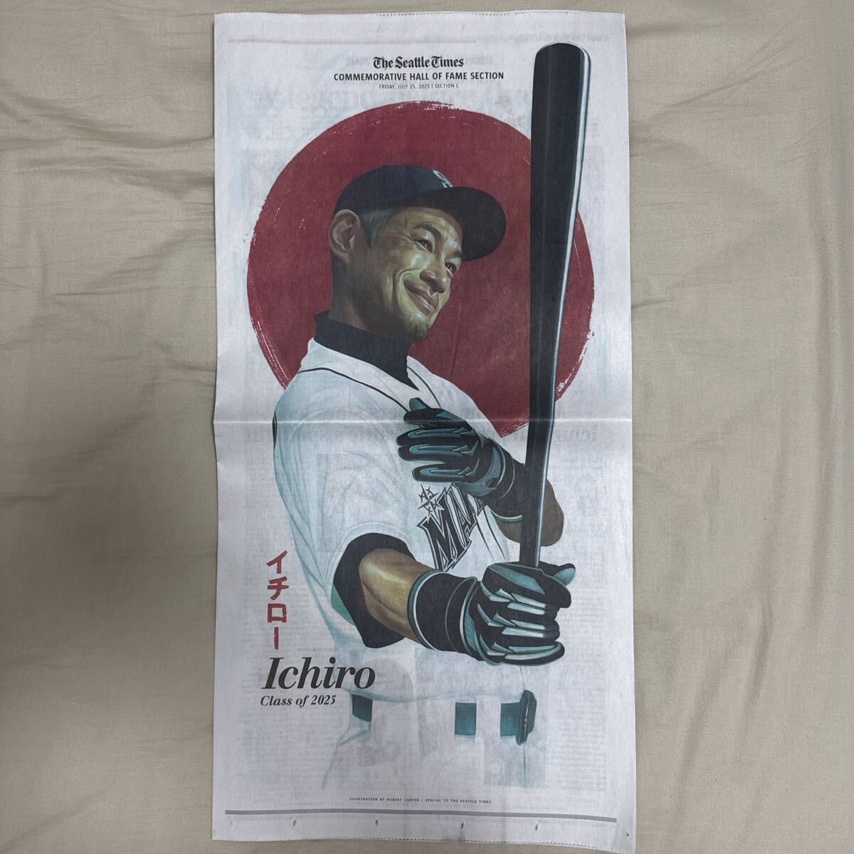 激レア! イチロー シアトルタイム紙セット MLB殿堂入り マリナーズ 激レア イチロー シアトルタイム紙セット MLB殿堂入り