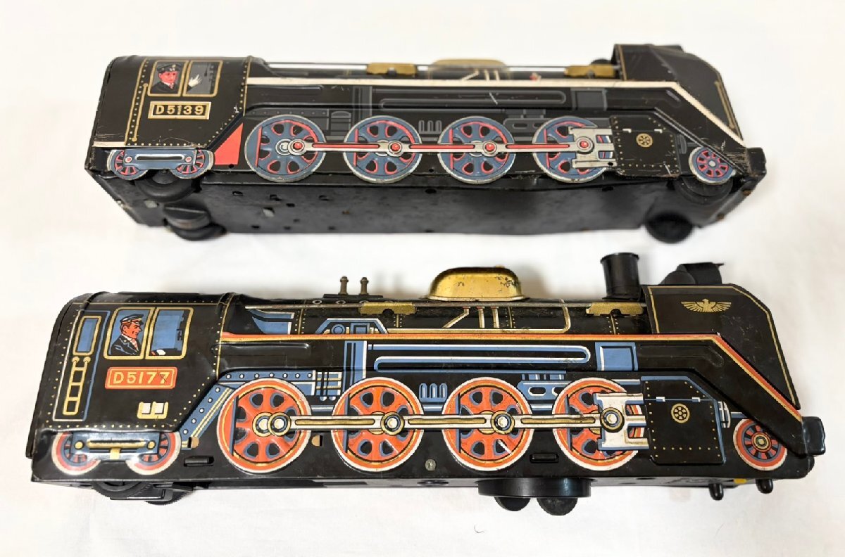 ■ 昭和レトロ SL 機関車 ブリキトーイ 4個セット ヴィンテージ おもちゃ 現状販売 ★_画像5