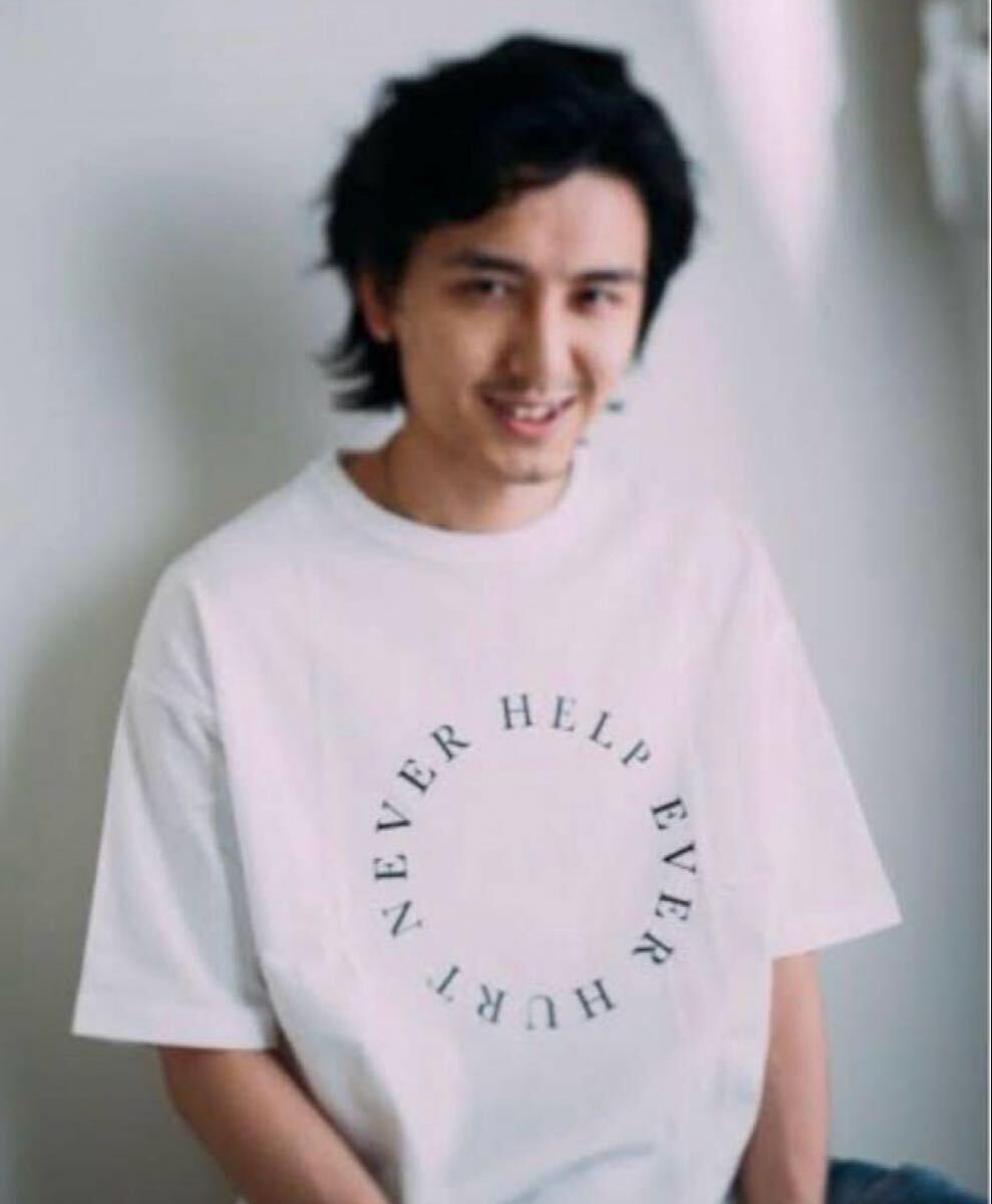 藤井風 HEHNサークルTホワイト Mサイズ 新品未開封 藤井風 HELP EVER HURT NEVER サークルTシャツ L