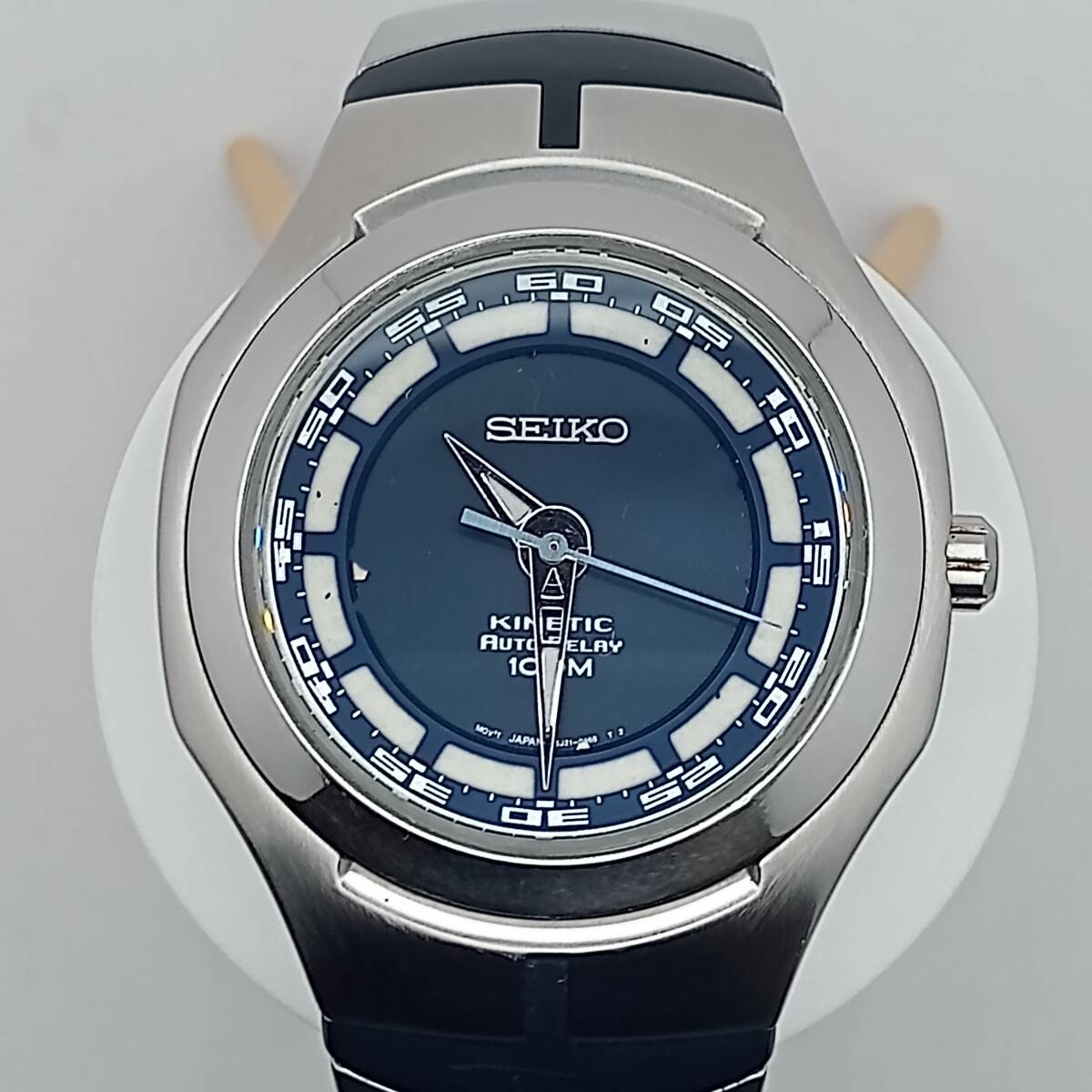 「沈黙の戦艦Ⅱ」 SEIKOセイコーキネティック　アークチュア　STQ003P1　稼働美品　二次電池交換済　希少性高　_画像1