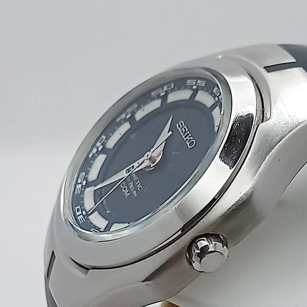 「沈黙の戦艦Ⅱ」 SEIKOセイコーキネティック　アークチュア　STQ003P1　稼働美品　二次電池交換済　希少性高　_画像2