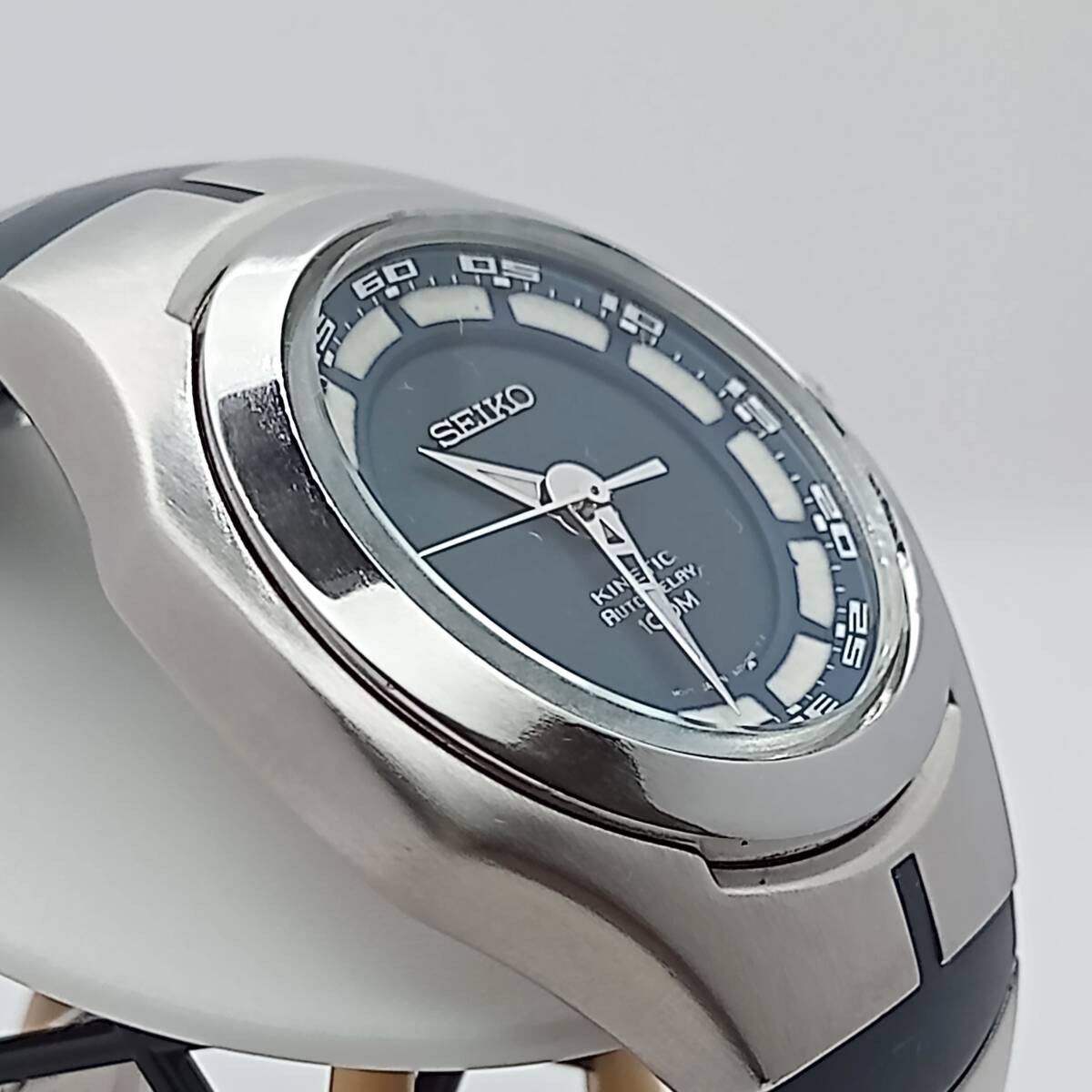 「沈黙の戦艦Ⅱ」 SEIKOセイコーキネティック　アークチュア　STQ003P1　稼働美品　二次電池交換済　希少性高　_画像3