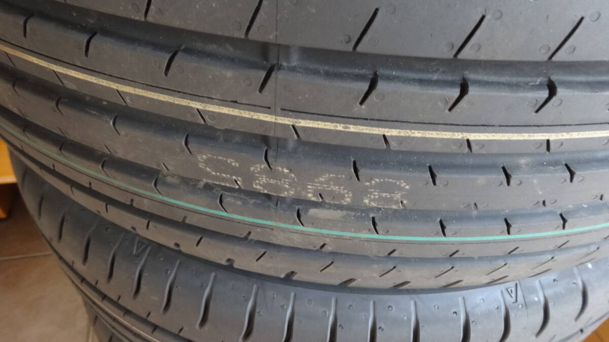 【即決】新車外し トヨタ純正 40系 ヴェルファイア Zプレミア 19インチ タイヤ/ホイール4本 7J+40 5穴 PCD120 2024年製 アルファードにも_画像4