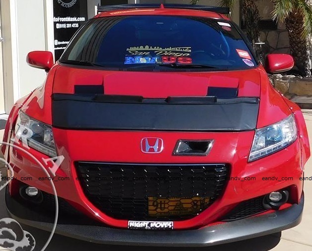 即納ホンダCR-Z高品質(zhì)CRZノーズブラ フロント ボンネット フード カバー ガーニッシュ高級フェイクレザー黒ガーニッシュ エアロ スポイラー